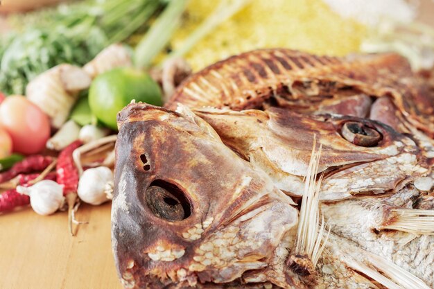 Pesce essiccato per cucinare