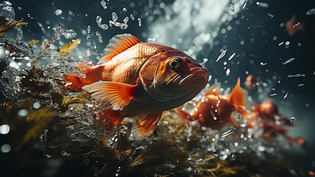 Pesci nell'acquario