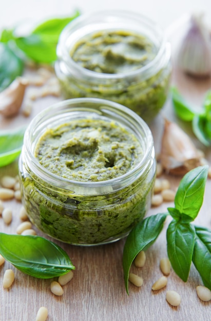 Pesto di basilico verde