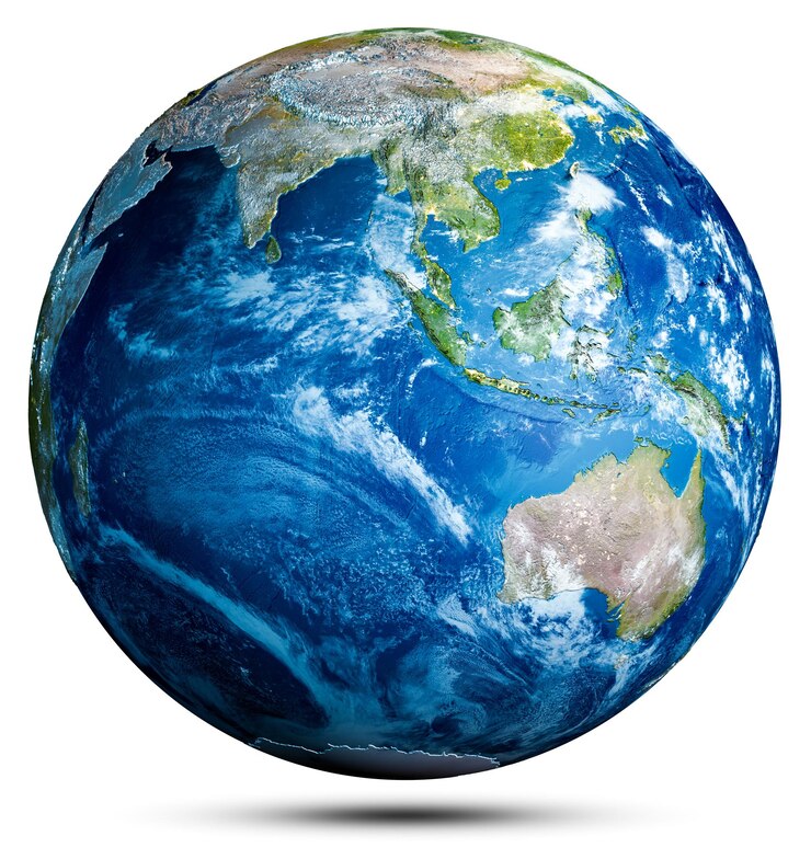 Photo peta dunia globe bumi elemen dari gambar ini disediakan oleh rendering 3d nasa