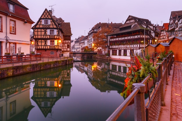 Petite France al mattino, Strasburgo, Alsazia