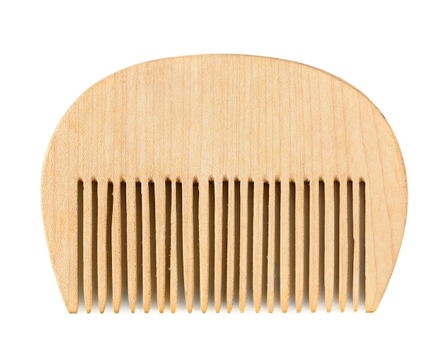 Pettine in legno fatto a mano. Spazzola per capelli in legno di acero