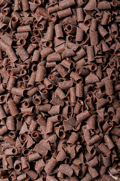 Pezzi di cioccolato fondente