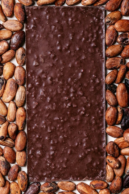 Pezzi di cioccolato fondente