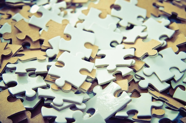 Pezzi di puzzle come sfondo