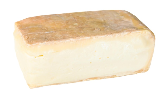 Pezzo di formaggio Taleggio italiano locale isolato