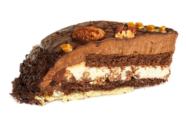 Pezzo di torta al cioccolato