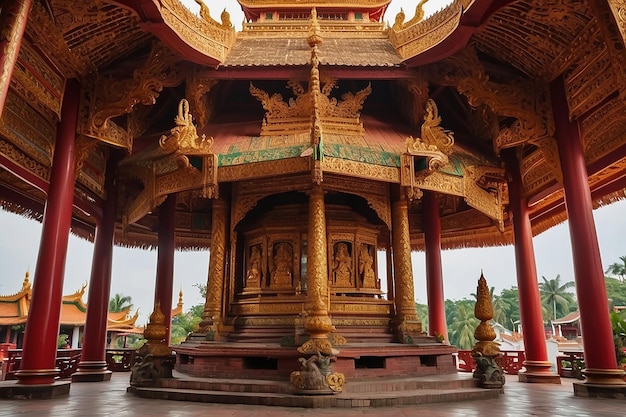 Phat hoc pagoda tempio buddista a Can Tho centro città regione del delta del Mekong architettura religiosa del Vietnam