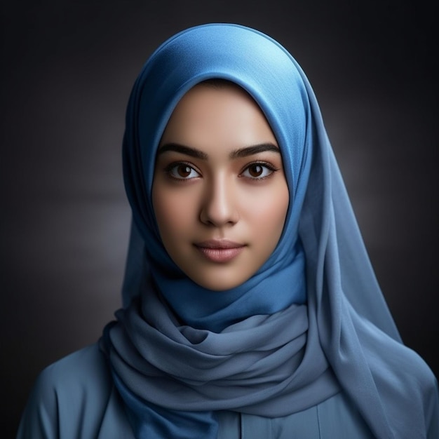 photo bella donna che indossa l'hijab