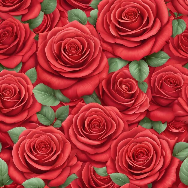 photo bouquet di rose rosse per il giorno di San Valentino