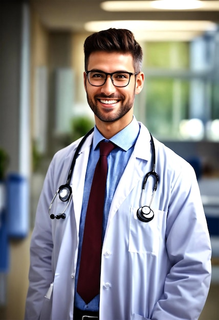 photo medico maschio in ospedale