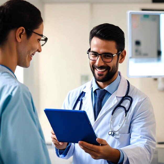 photo medico maschio in ospedale