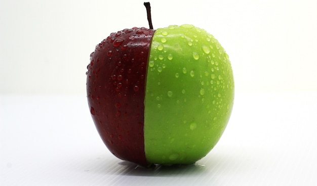 photoshoot verde mela rossa fresca