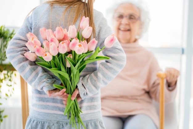 Piacevole sorpresa per la nonna