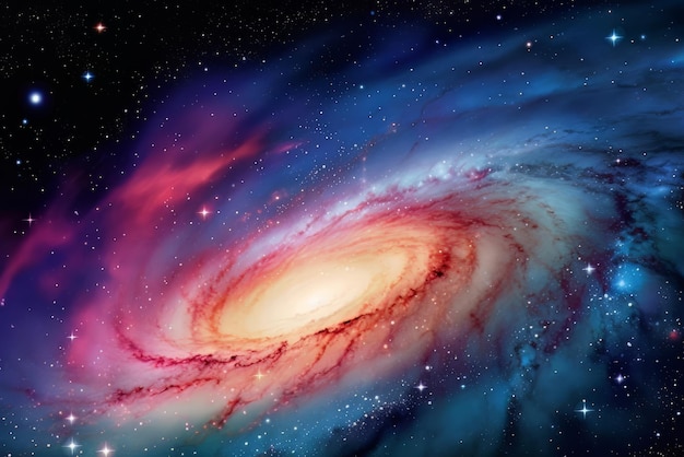 Pianeti stelle e galassie nello spazio esterno che mostrano la bellezza dell'esplorazione dello spazio