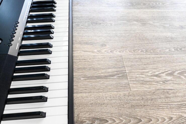 Foto pianoforte e tastiera del pianoforte