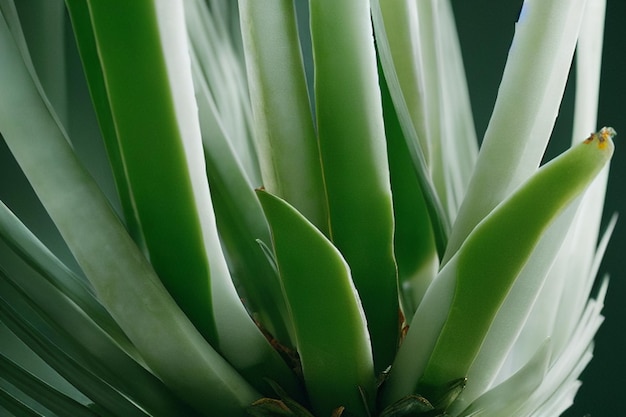 pianta di aloe vera sfondo ai generativa