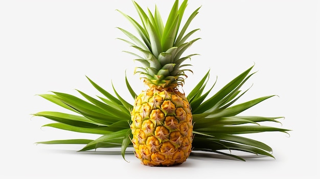 Pianta di ananas isolata su uno sfondo trasparente