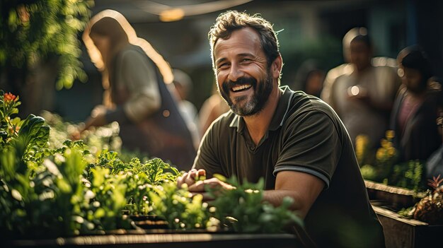 Pianta Di Taglio Uomo Con La Barba