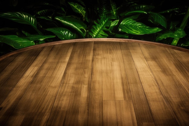 Pianta in vaso su un pavimento in legno con luce naturale che filtra all'interno