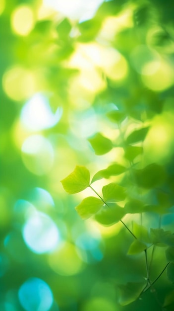 pianta verde alla luce del sole