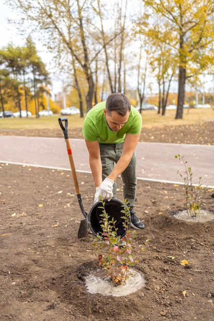 Piantare alberi in città I volontari piantano e si prendono cura degli alberi