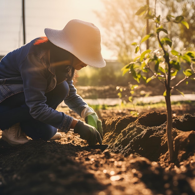 Piantare alberi per un futuro sostenibile Orto comunitario e conservazione ambientale