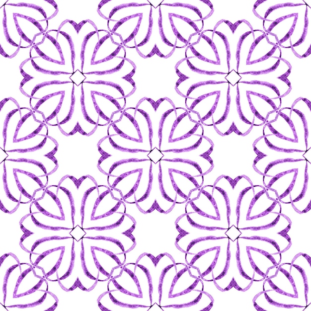 Piastrella organica Viola bel design estivo boho chic Bordo verde organico alla moda Avvolgimento di carta da parati in tessuto per costumi da bagno con stampa aggraziata tessile