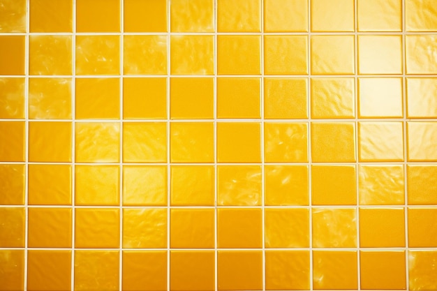 Piastrelle a mosaico quadrate gialle oro in ceramica Wonderland