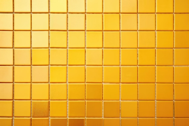 Piastrelle a mosaico quadrate giallo oro per pareti in ceramica