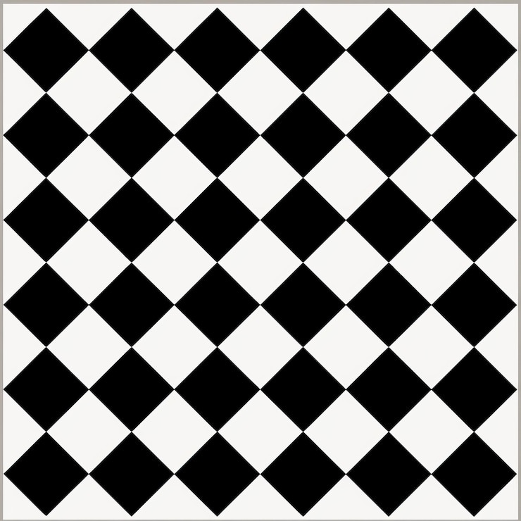 Foto piastrelle a quadri in bianco e nero grandi tele forme angolari