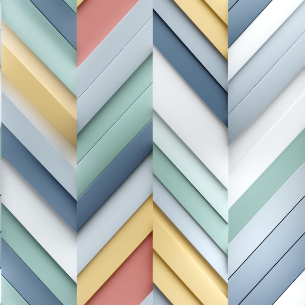 Piastrelle eteree Motivo geometrico pastello in Tile Design