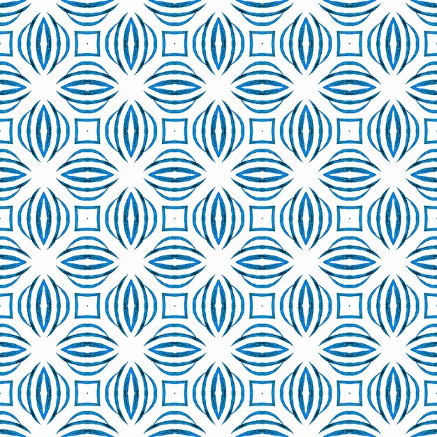 Piastrelle organiche blu eccellente boho chic estate