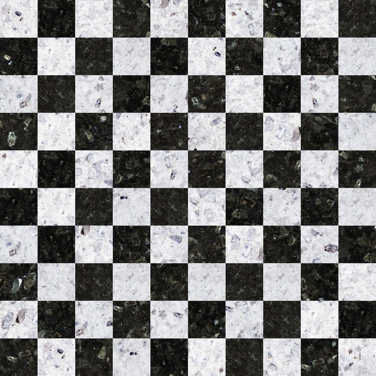 Foto piastrelle per pavimenti in granito. mosaico in pietra naturale.