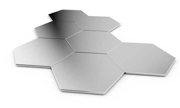 Piastrelle quadrate da esterno colore grigio. illustrazione 3D.