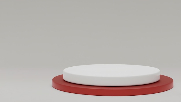 piattaforma di visualizzazione del prodotto per il posizionamento del prodotto sfondo rendering 3D