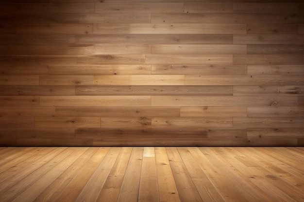 Piattaforma in legno di quercia con struttura della parete in legno