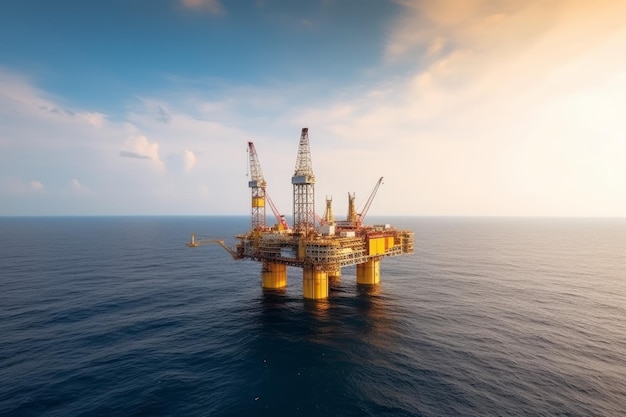 Piattaforma petrolifera del mare Genera Ai