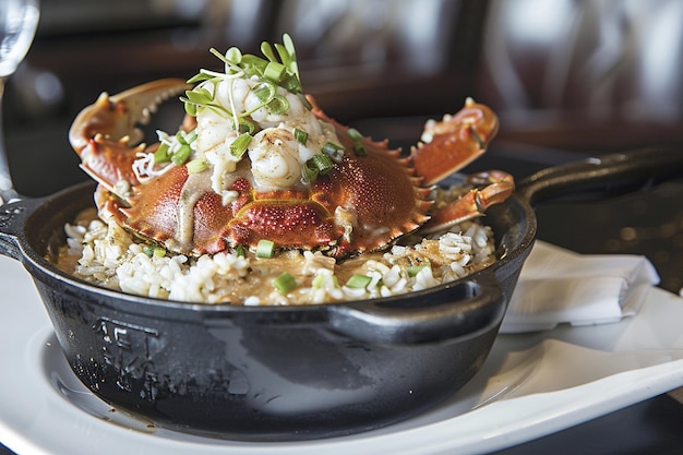 Piatti di granchi sensazionali sensazionali frutti di mare sensazionali con granchi