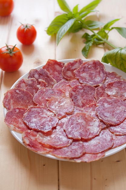 Piatto di salsiccia