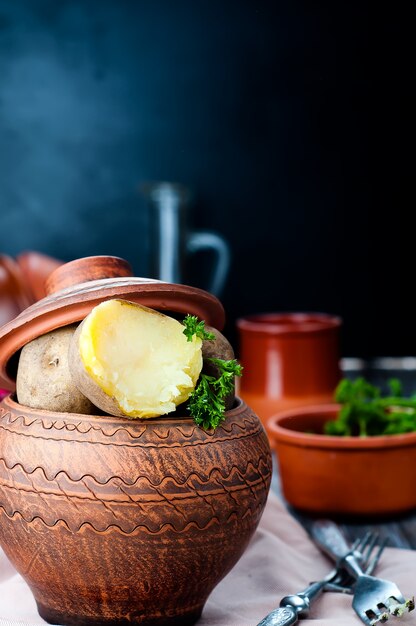 Piatto nazionale ucraino è patate al forno