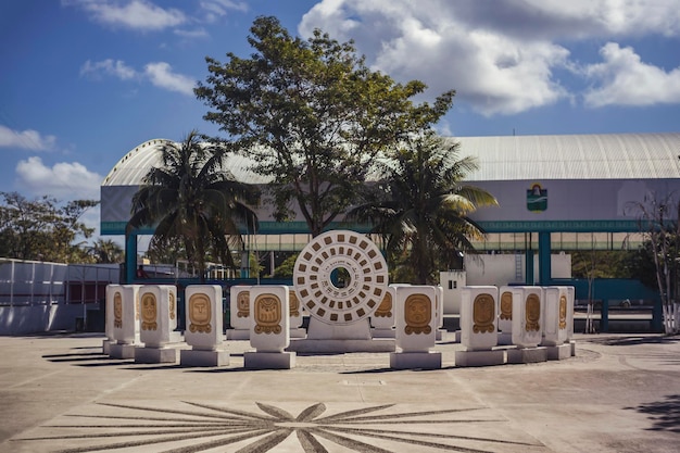 Piazza centrale di Tulum