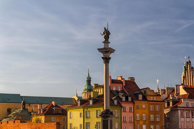 Piazza del Castello a Varsavia in Polonia