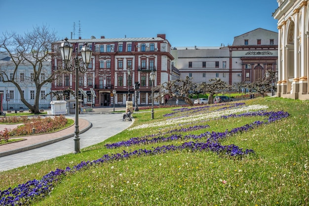 Piazza del Teatro a Odessa Ucraina