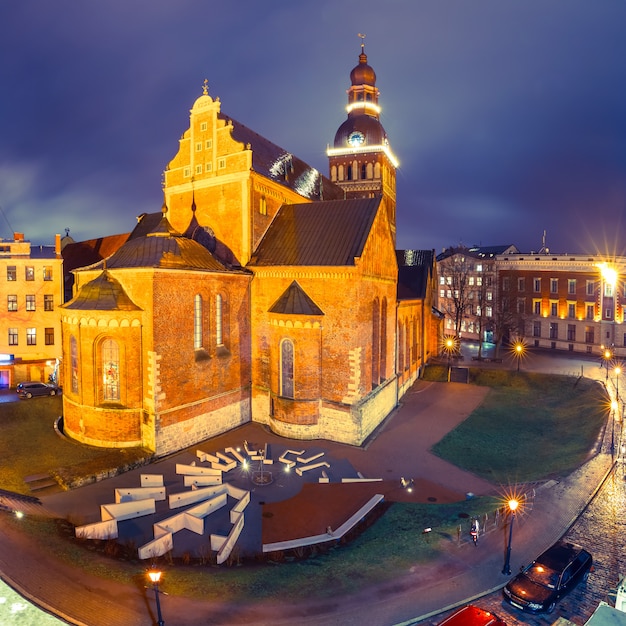 Piazza della Cattedrale di Riga, in Lettonia