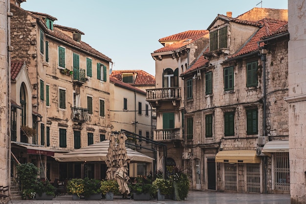 Piazza della frutta a Spalato Croazia