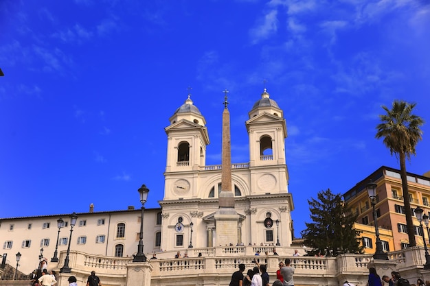 Piazza di Spagna a Roma, Italia