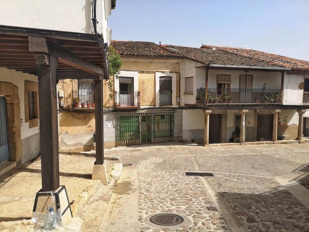 Piazza Juan de Austria a Cuacos de Yuste, provincia di Caceres