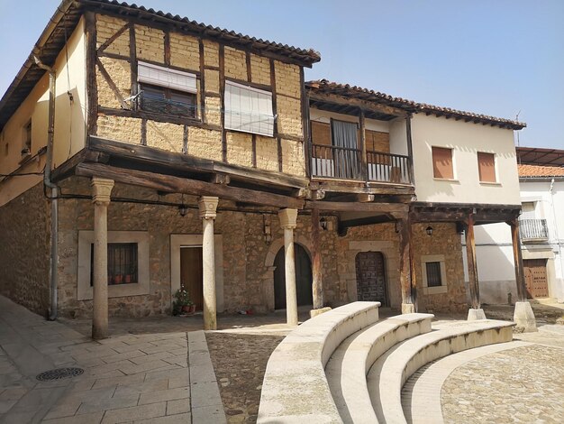 Piazza Juan de Austria a Cuacos de Yuste, provincia di Caceres