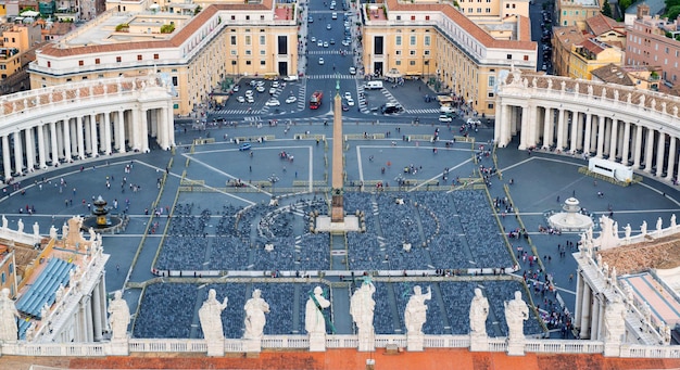 Piazza San Pietro nella Città del Vaticano Italia